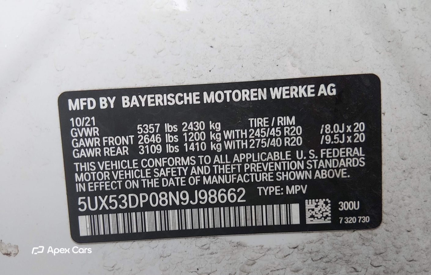 BMW X3 2022