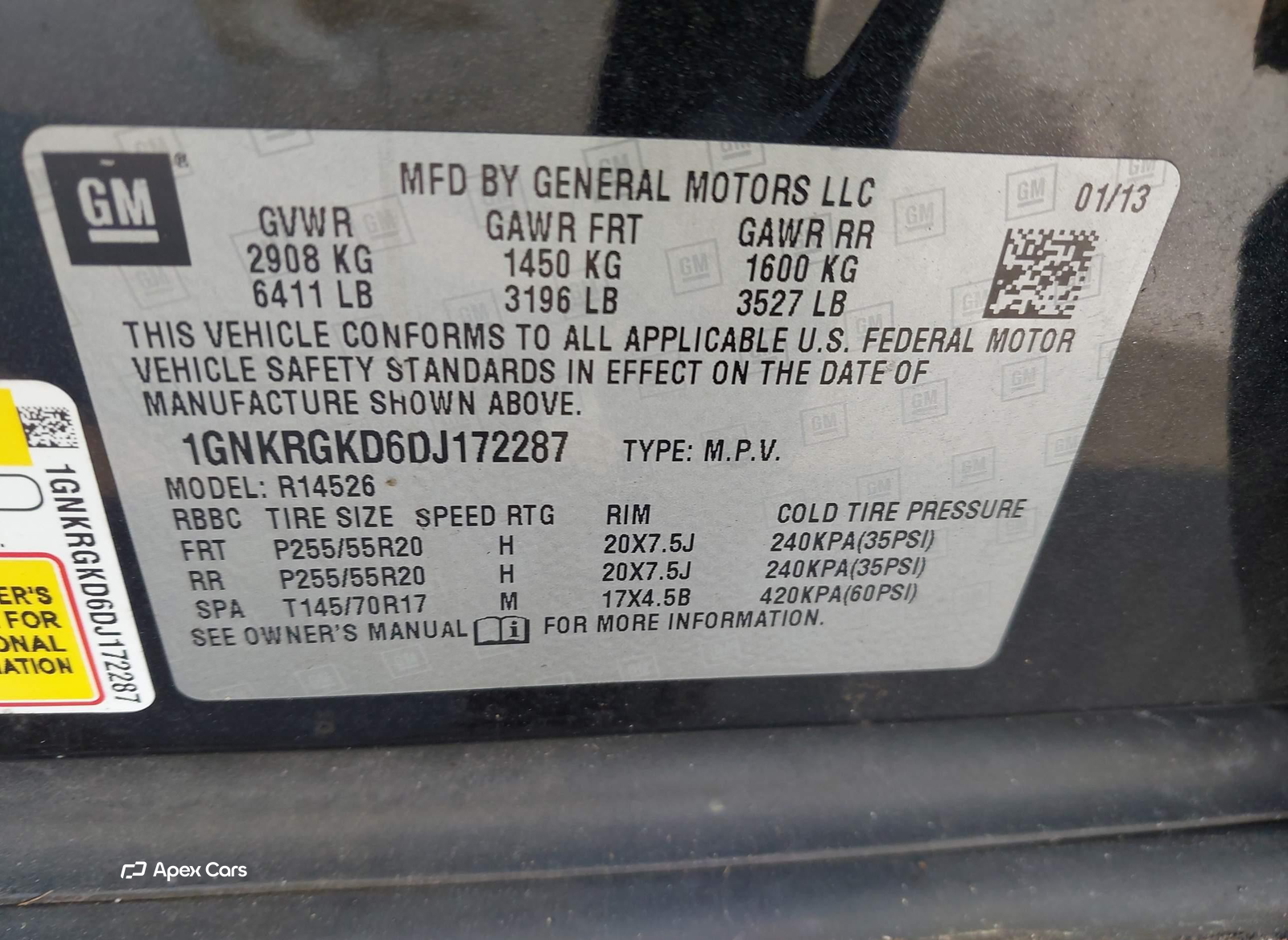 Chevrolet Traverse 2013