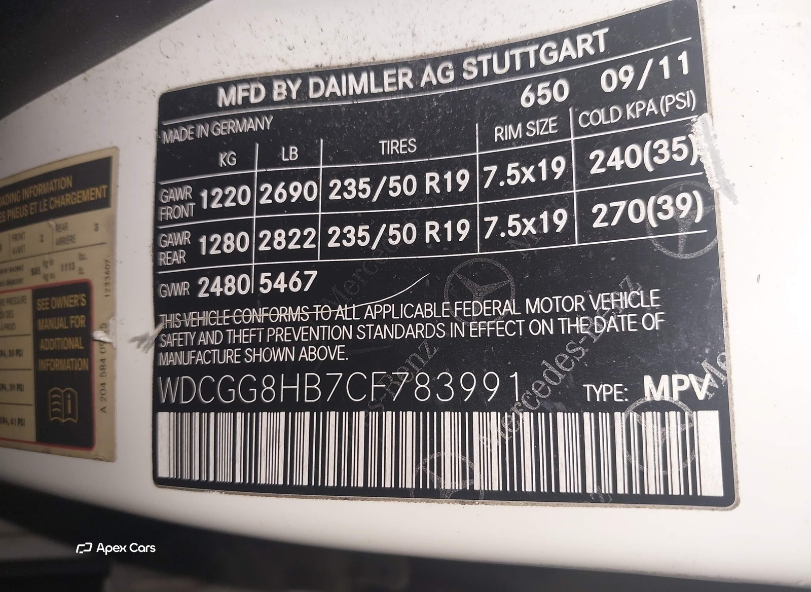 Mercedes-Benz GLK-klasse 2012