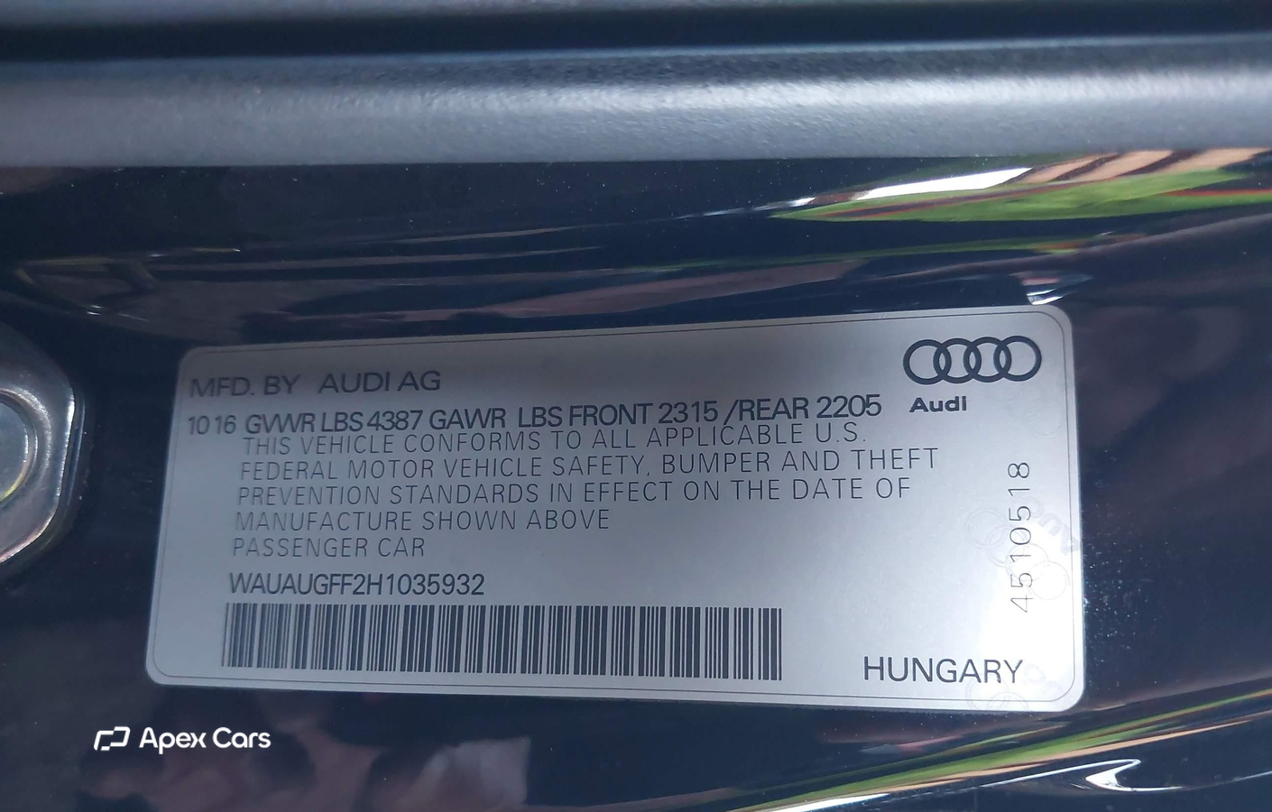 Audi A3 2017