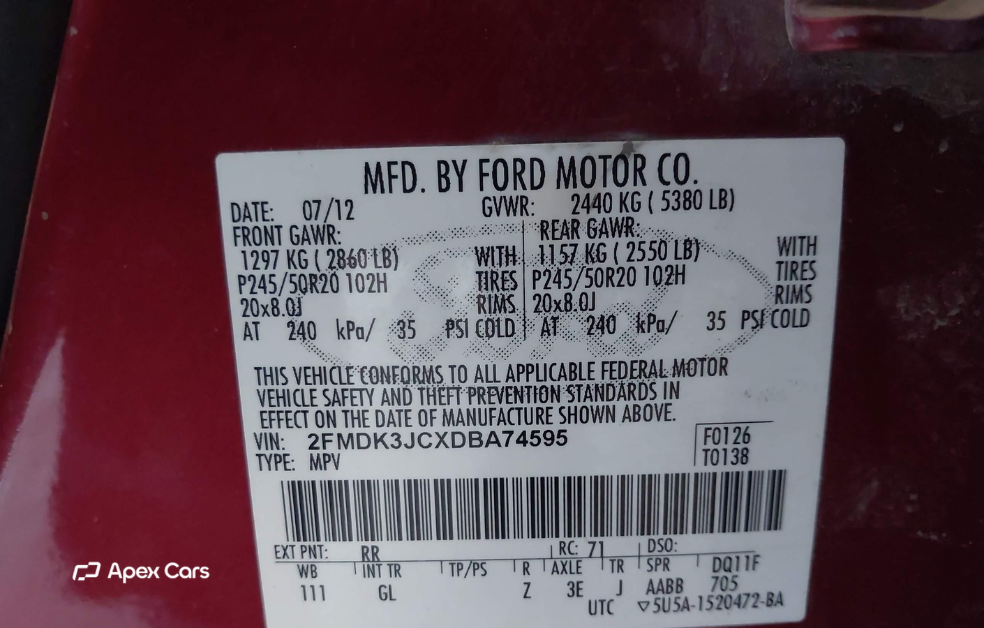 Ford Edge 2013