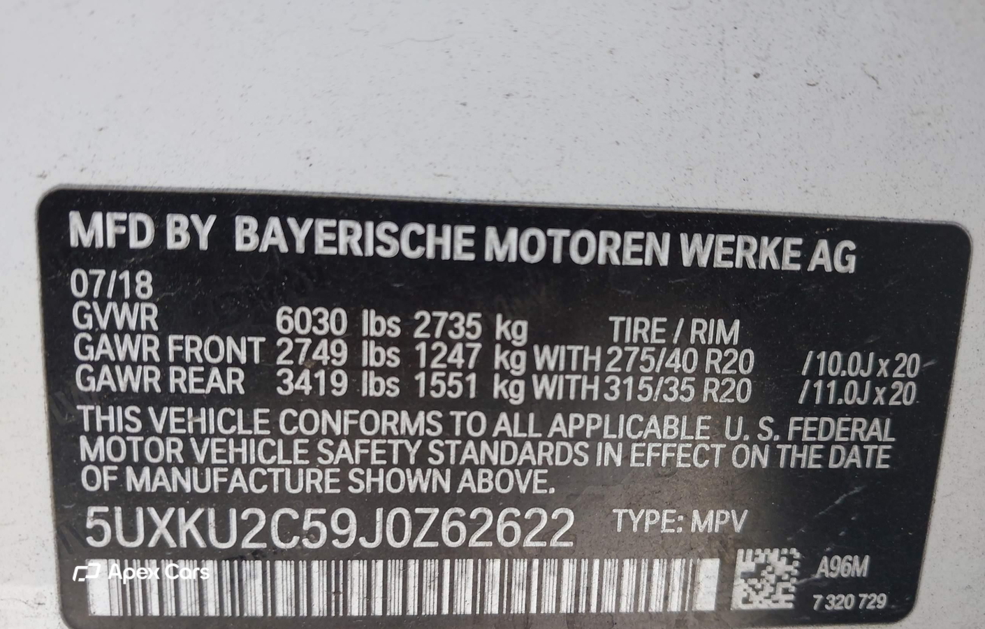 BMW X6 2018
