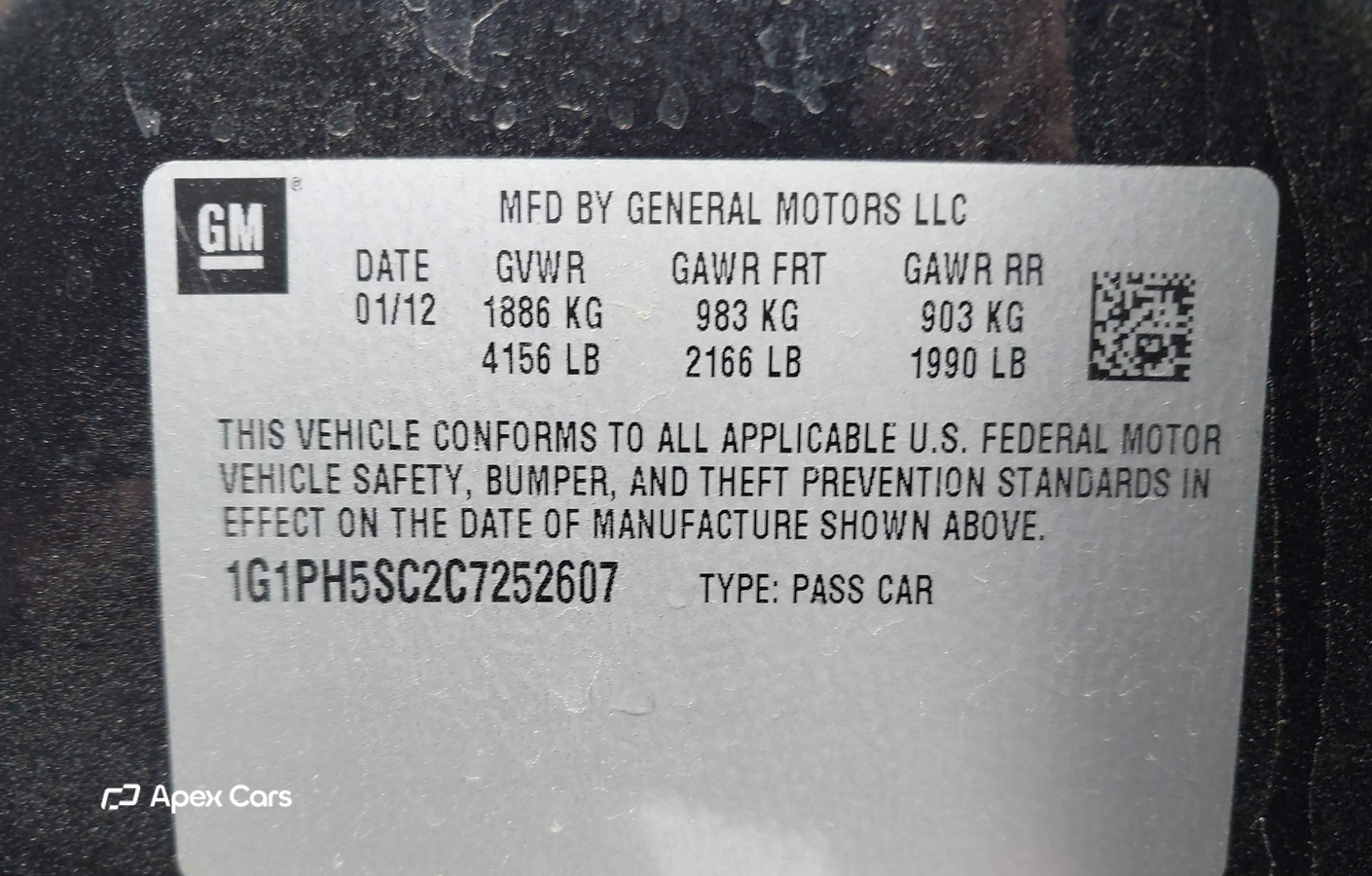 Chevrolet Cruze 2012