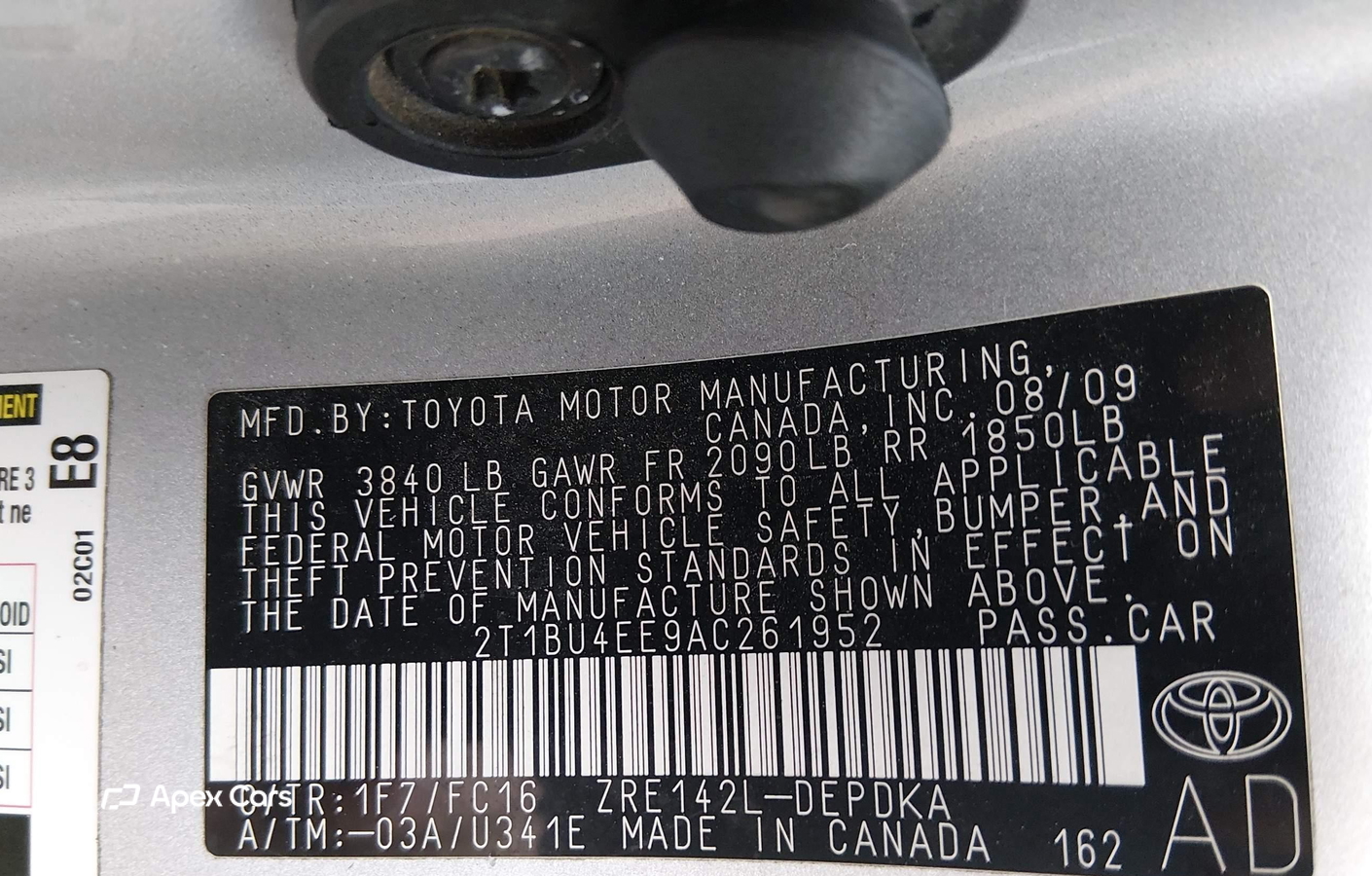 Toyota Corolla 2010
