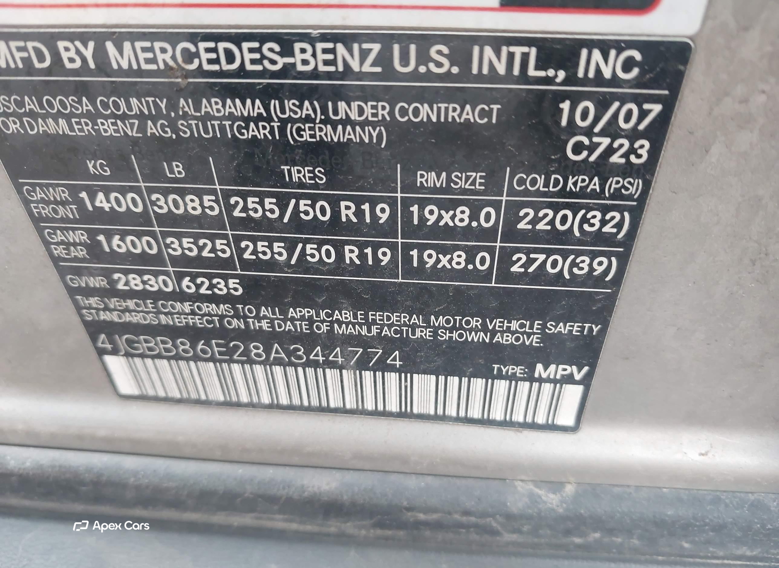 Mercedes-Benz M-klasse 2008