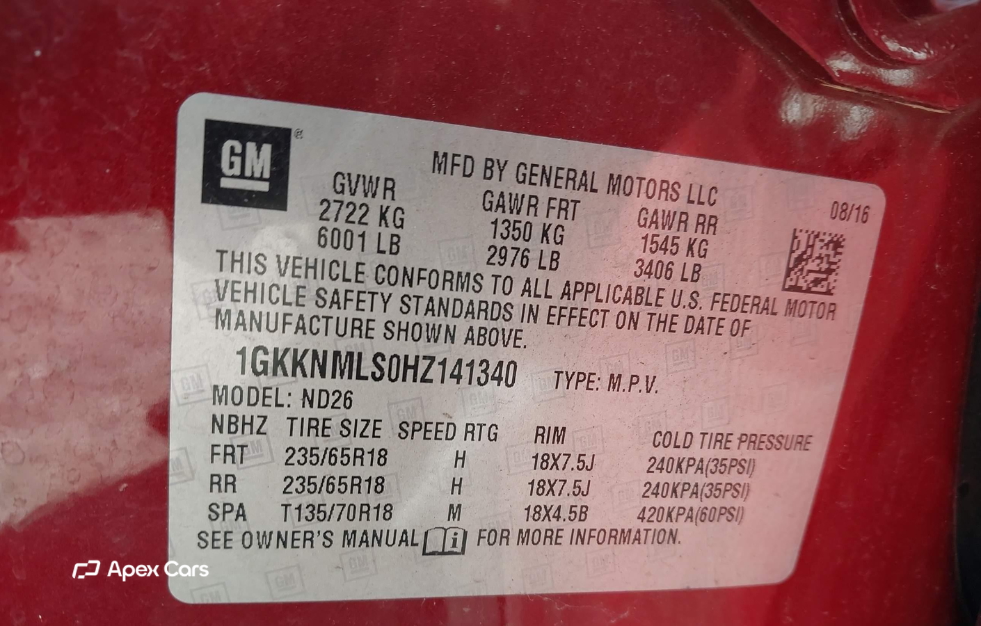 GMC Acadia 2017