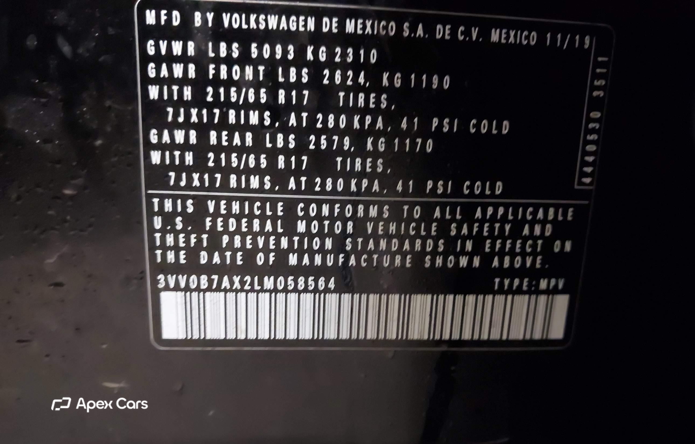 Volkswagen Tiguan 2020