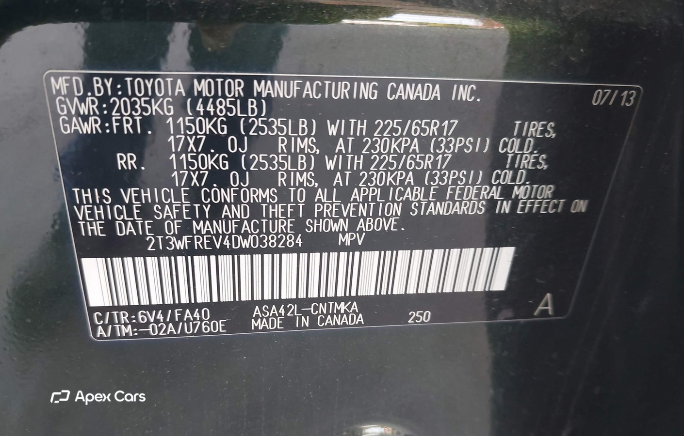 Toyota RAV 4 2013
