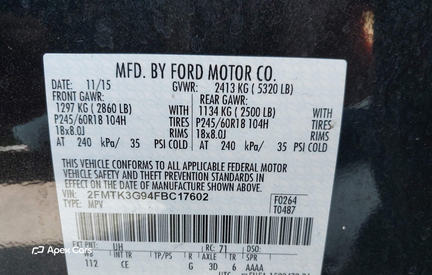 Ford Edge 2015