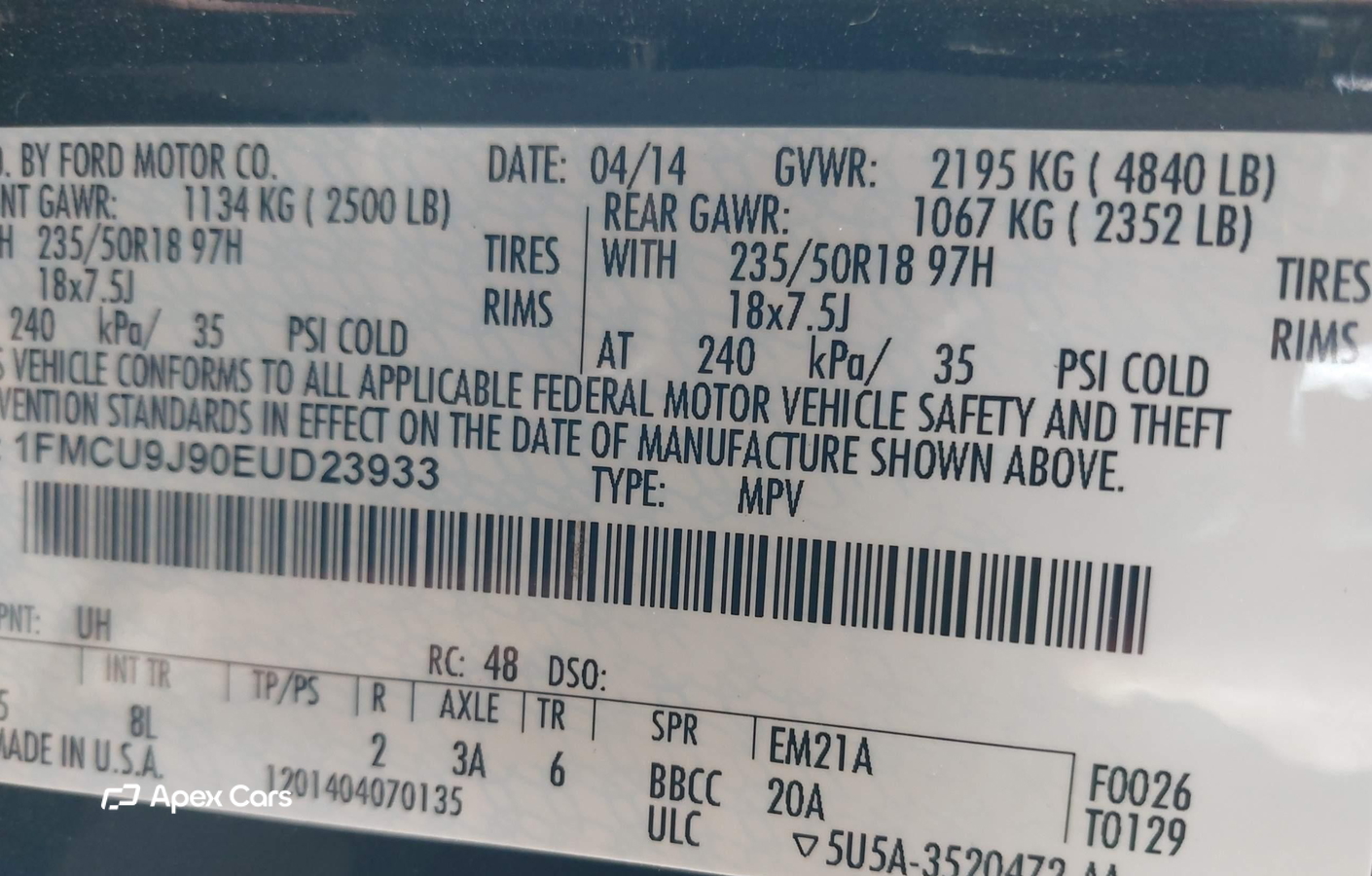 Ford Escape 2014
