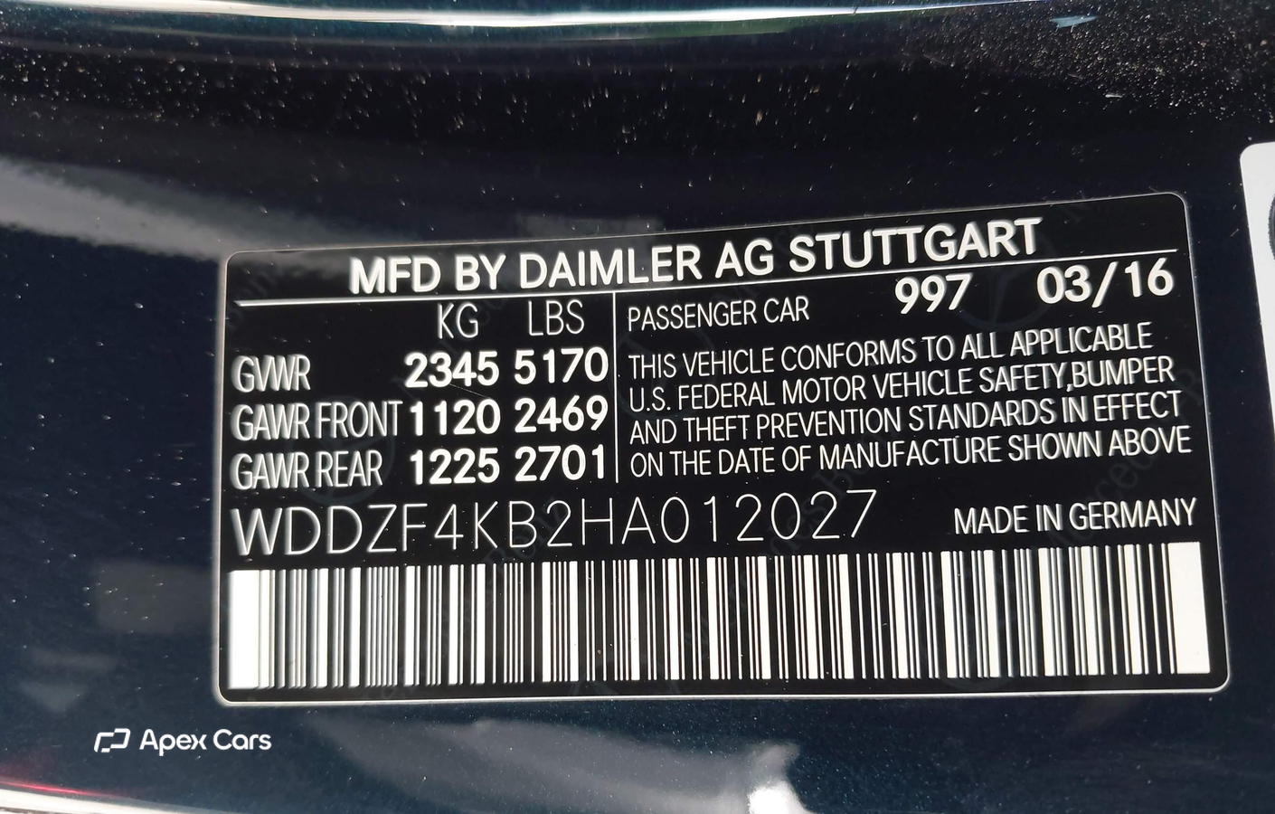 Mercedes-Benz E-klasse 2017