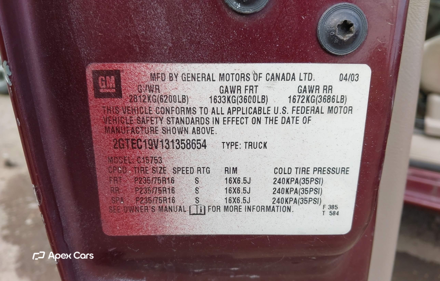 GMC Sierra 2003