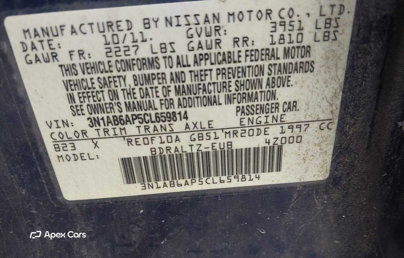 Nissan Sentra 2012
