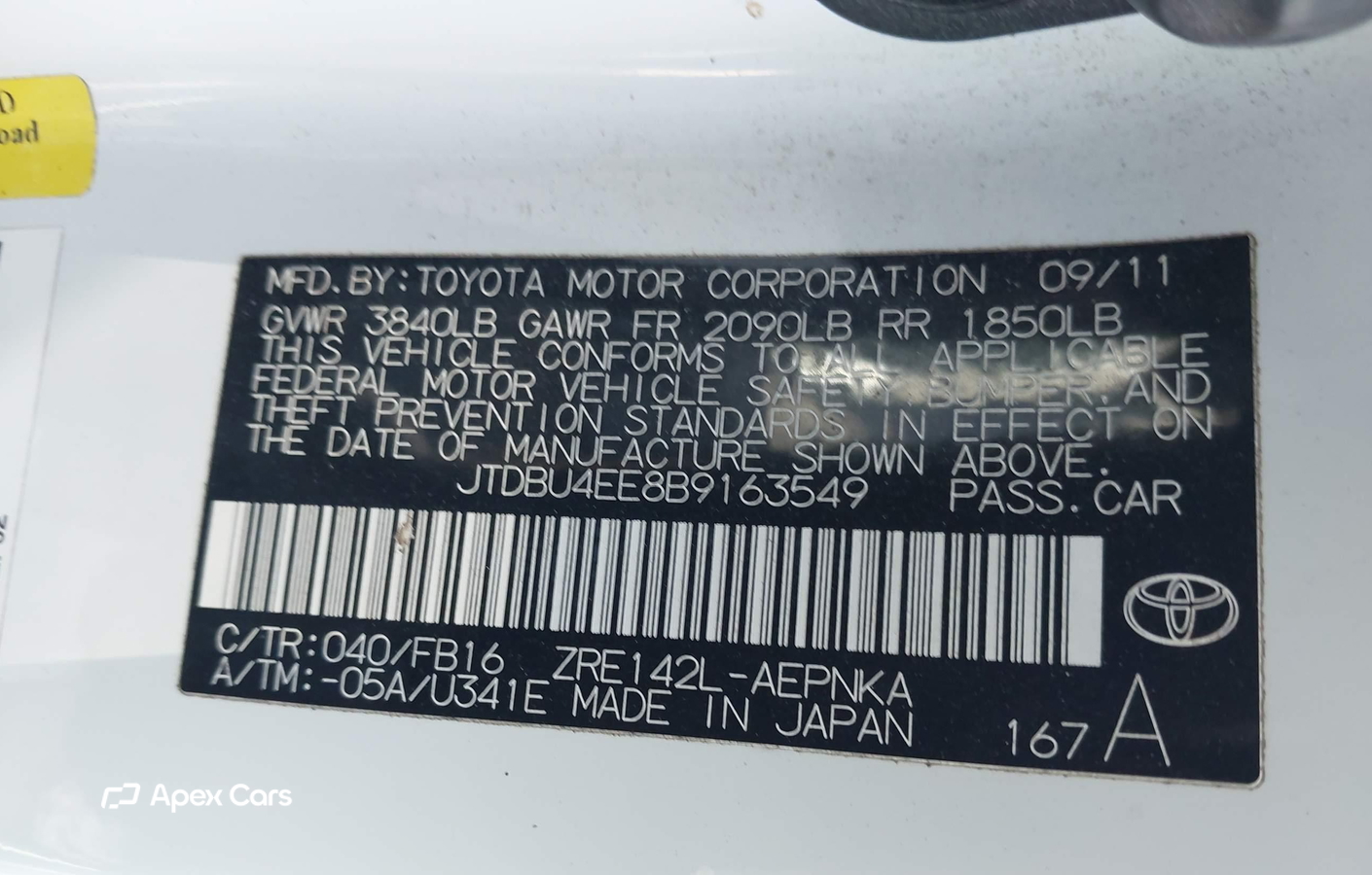 Toyota Corolla 2011