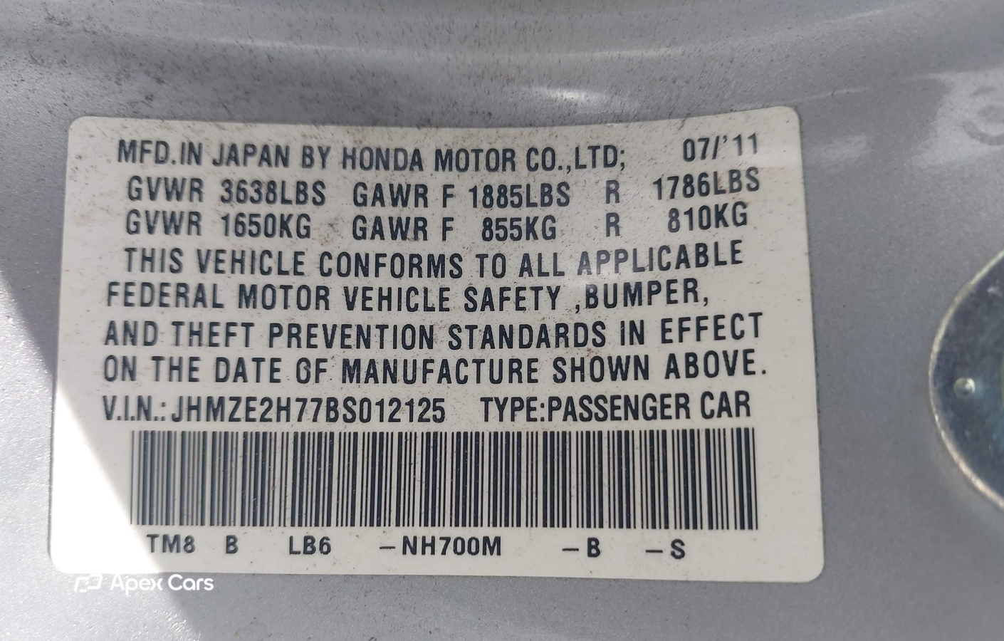 Honda Insight 2011