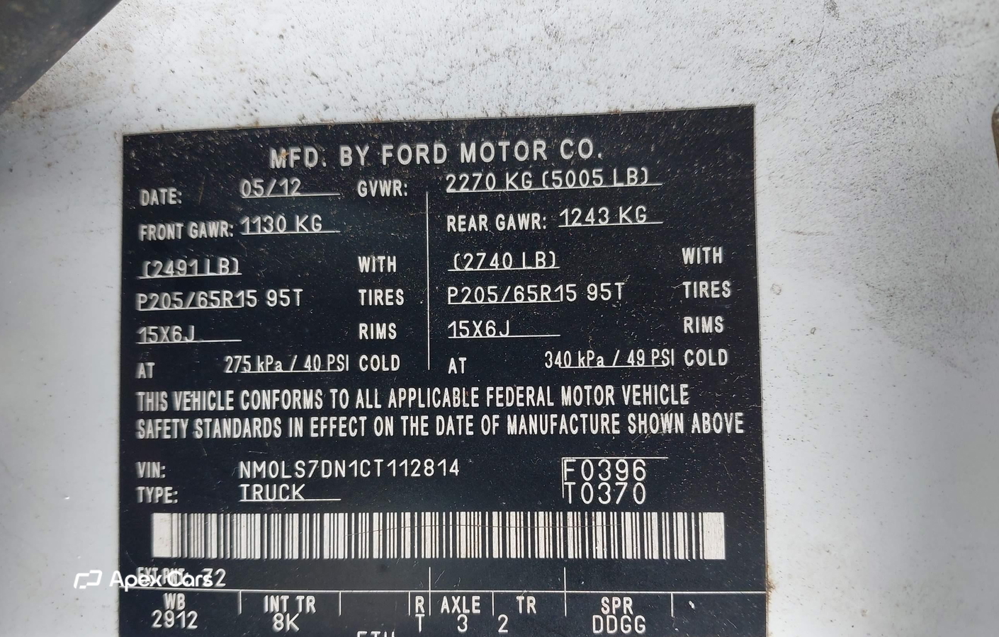 Ford Transit 2012