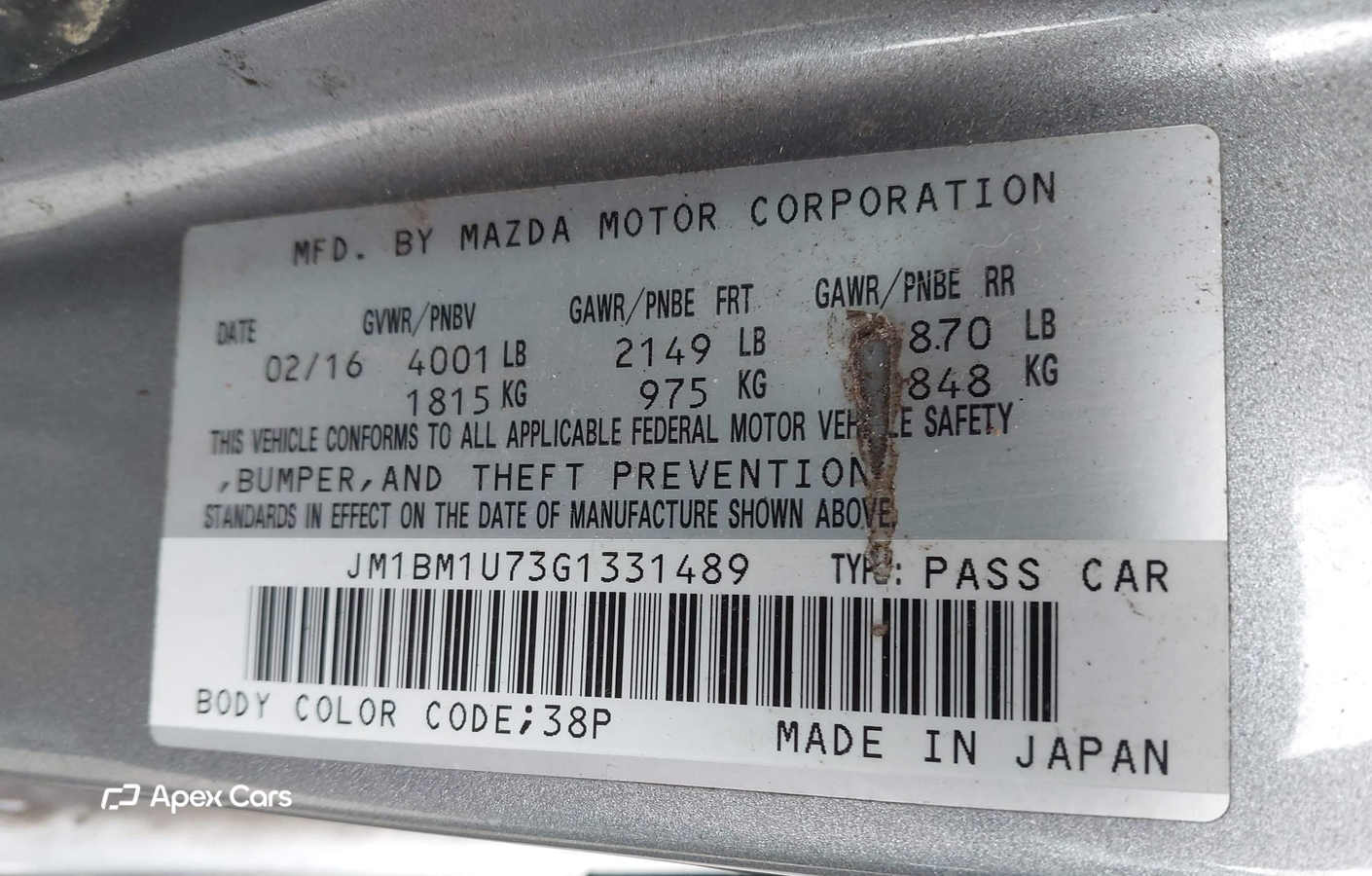 Mazda 3 2016