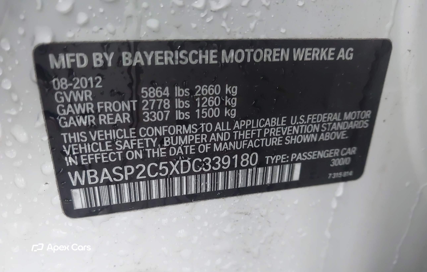 BMW Series 5 2013