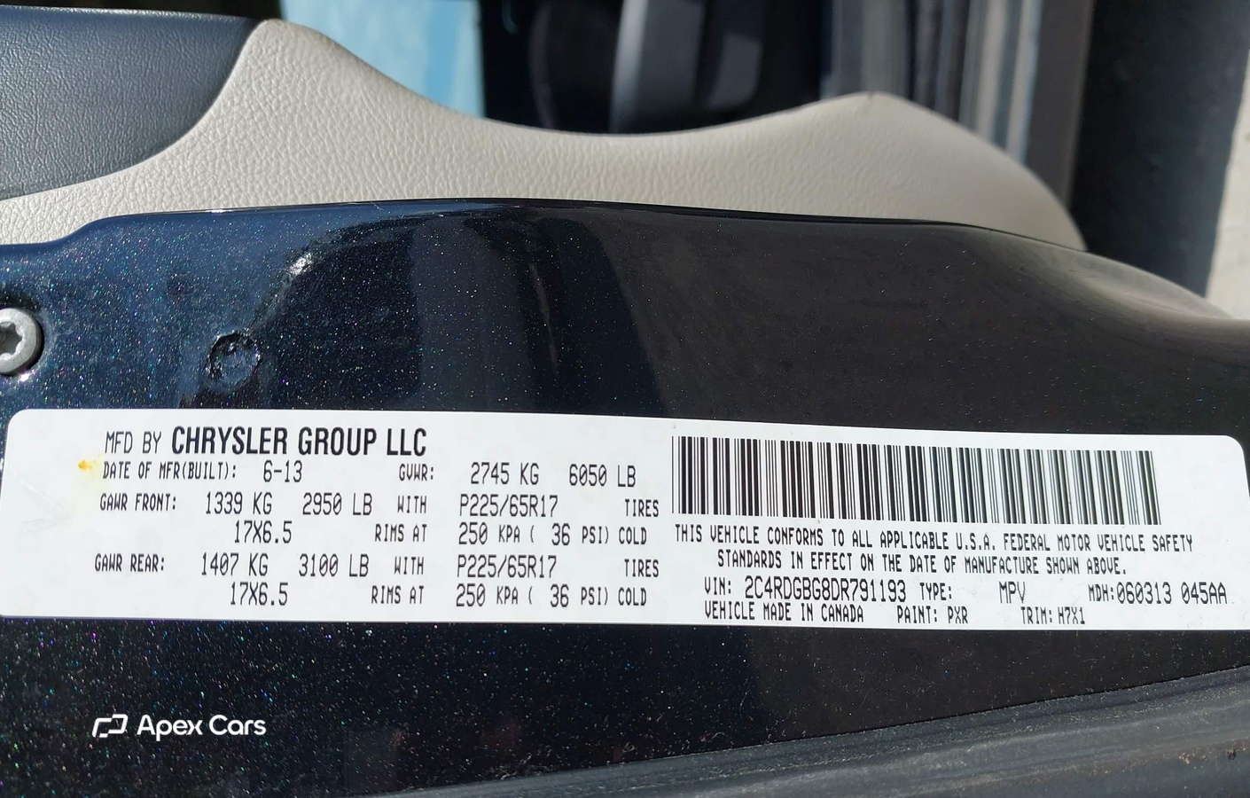 Dodge Caravan 2013