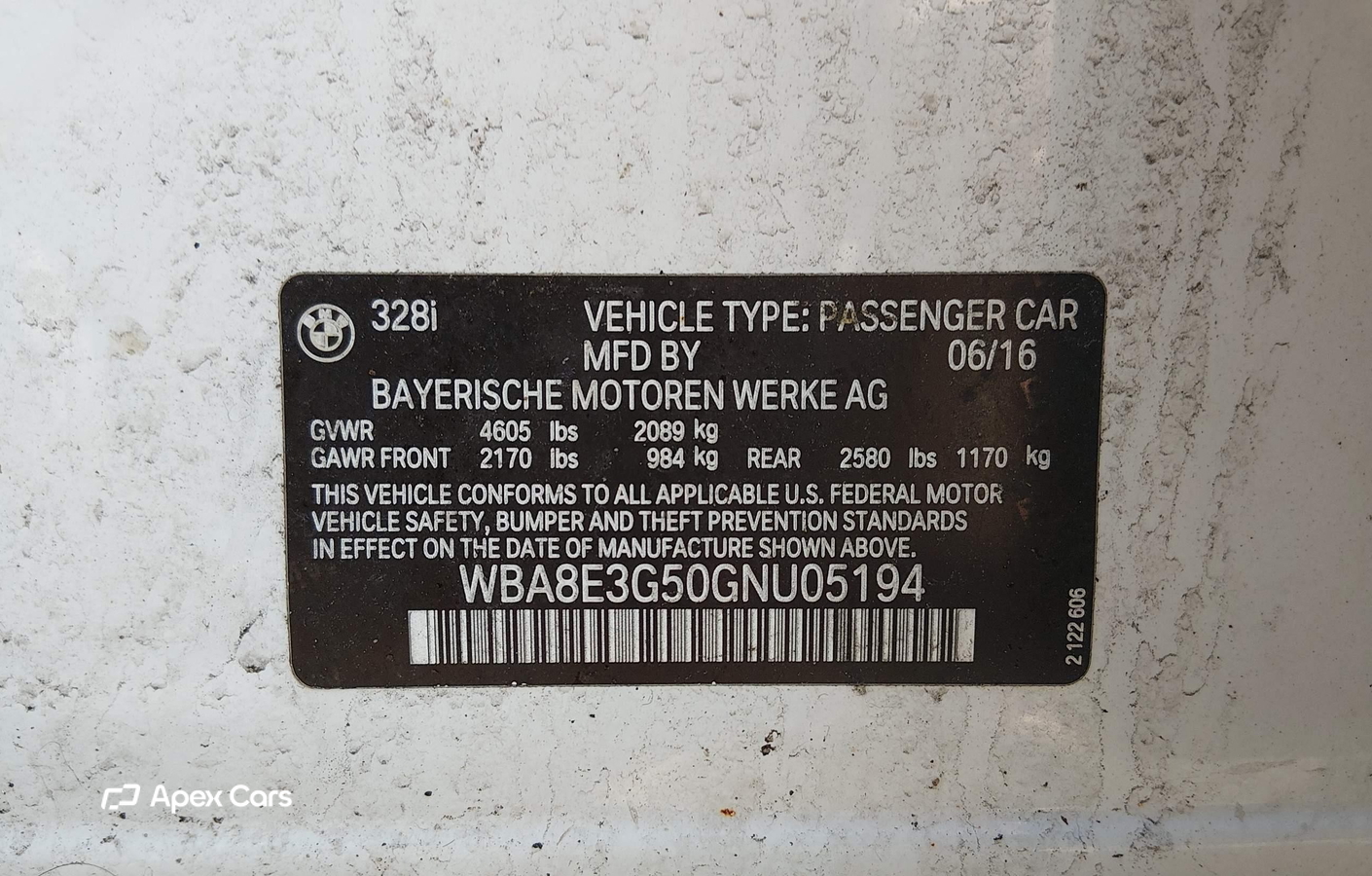 BMW Series 3 2016