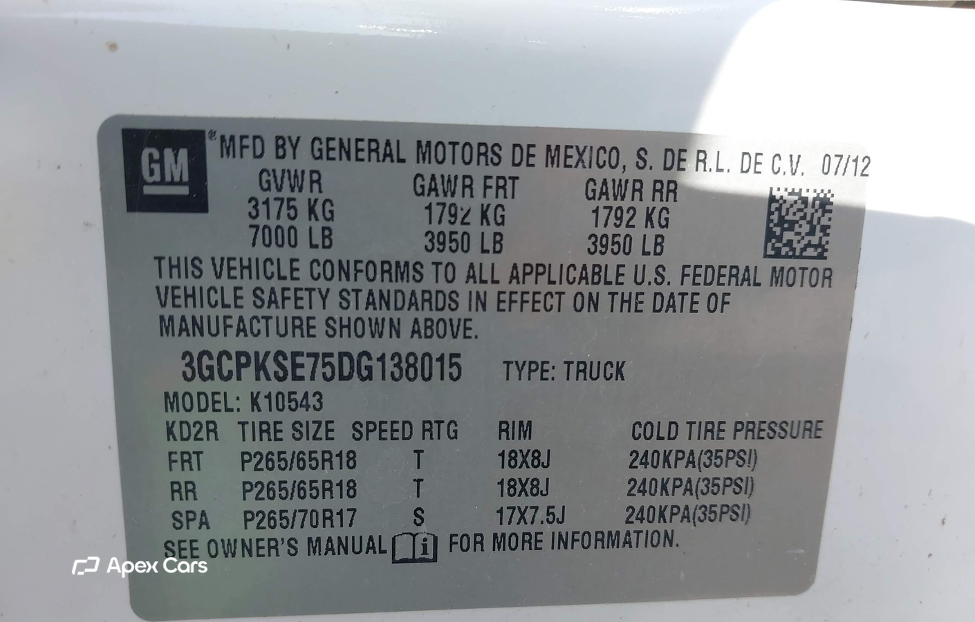 Chevrolet Silverado 2013