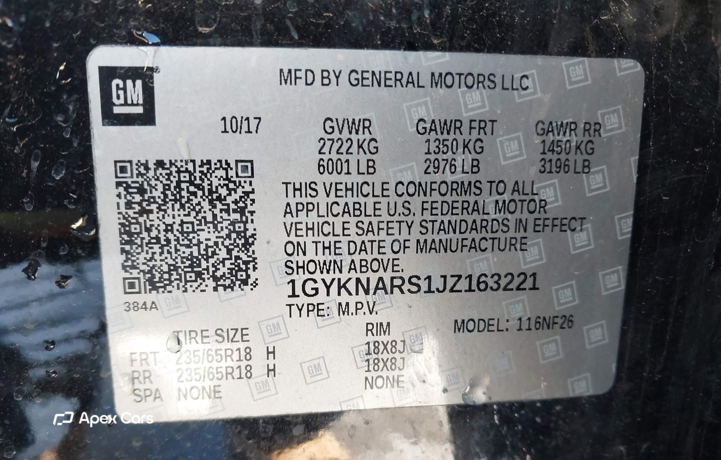 Cadillac XT5 2018