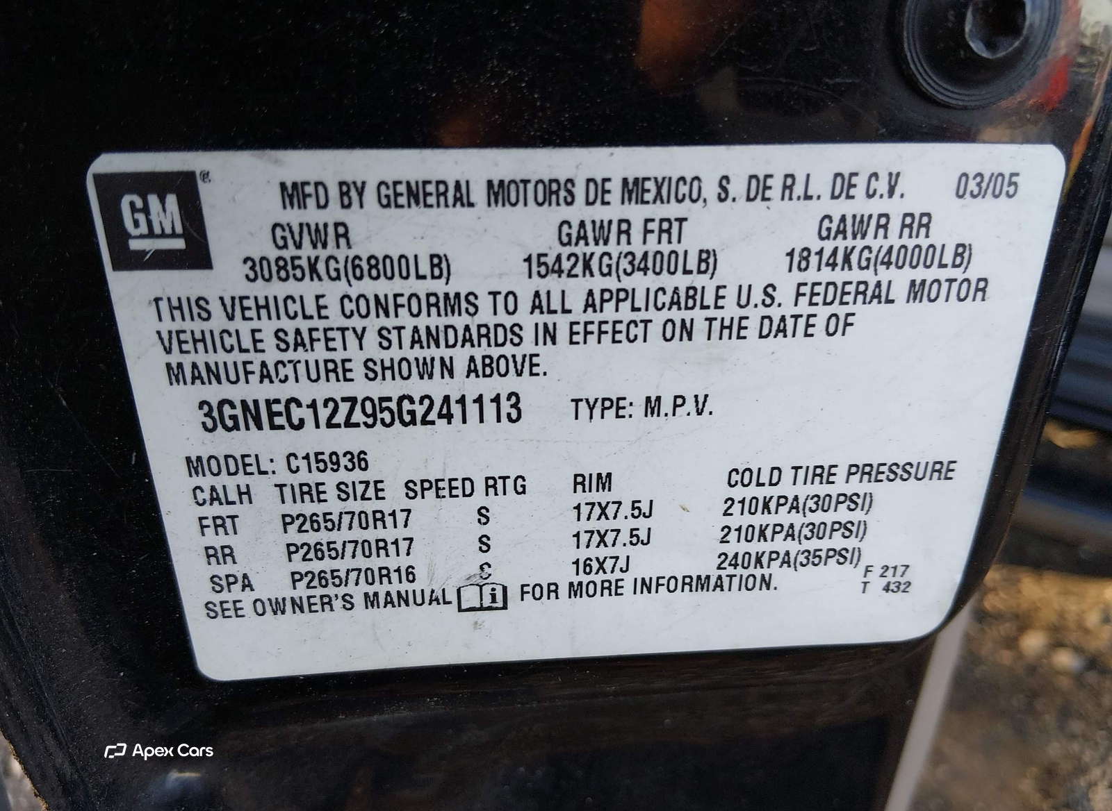 Chevrolet Avalanche 2005