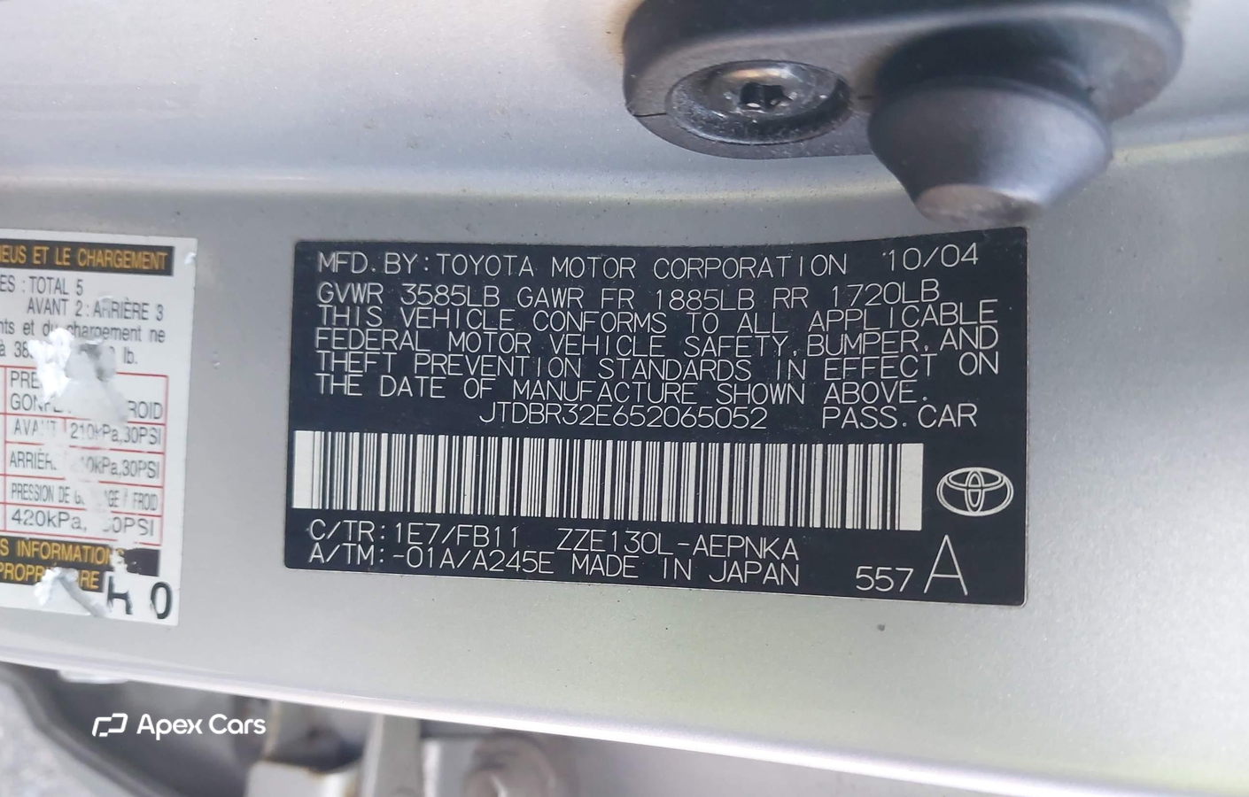 Toyota Corolla 2005