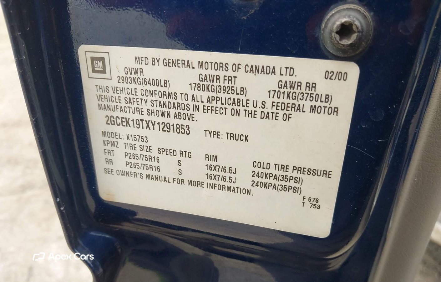 Chevrolet Silverado 2000