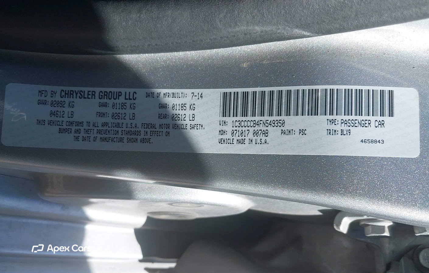 Chrysler 200 2015