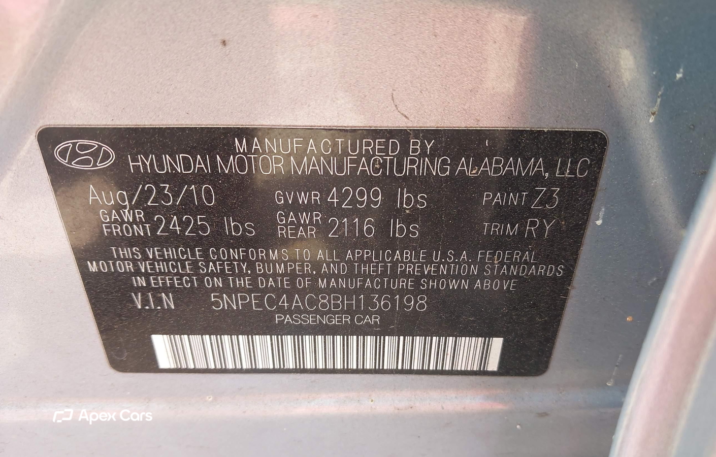 Hyundai Sonata 2011