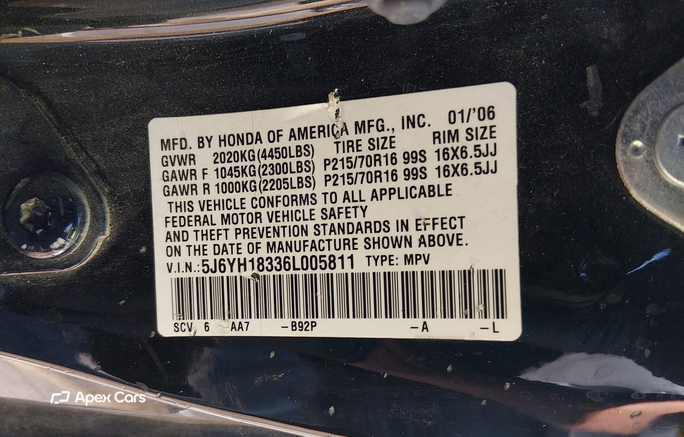 Honda Element 2006