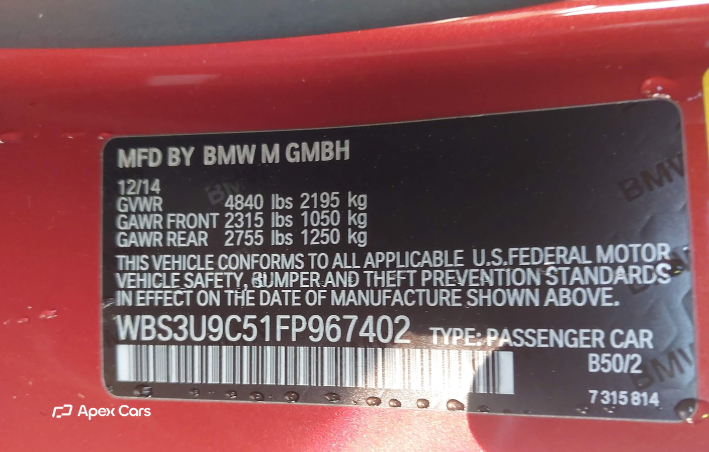 BMW M4 2015