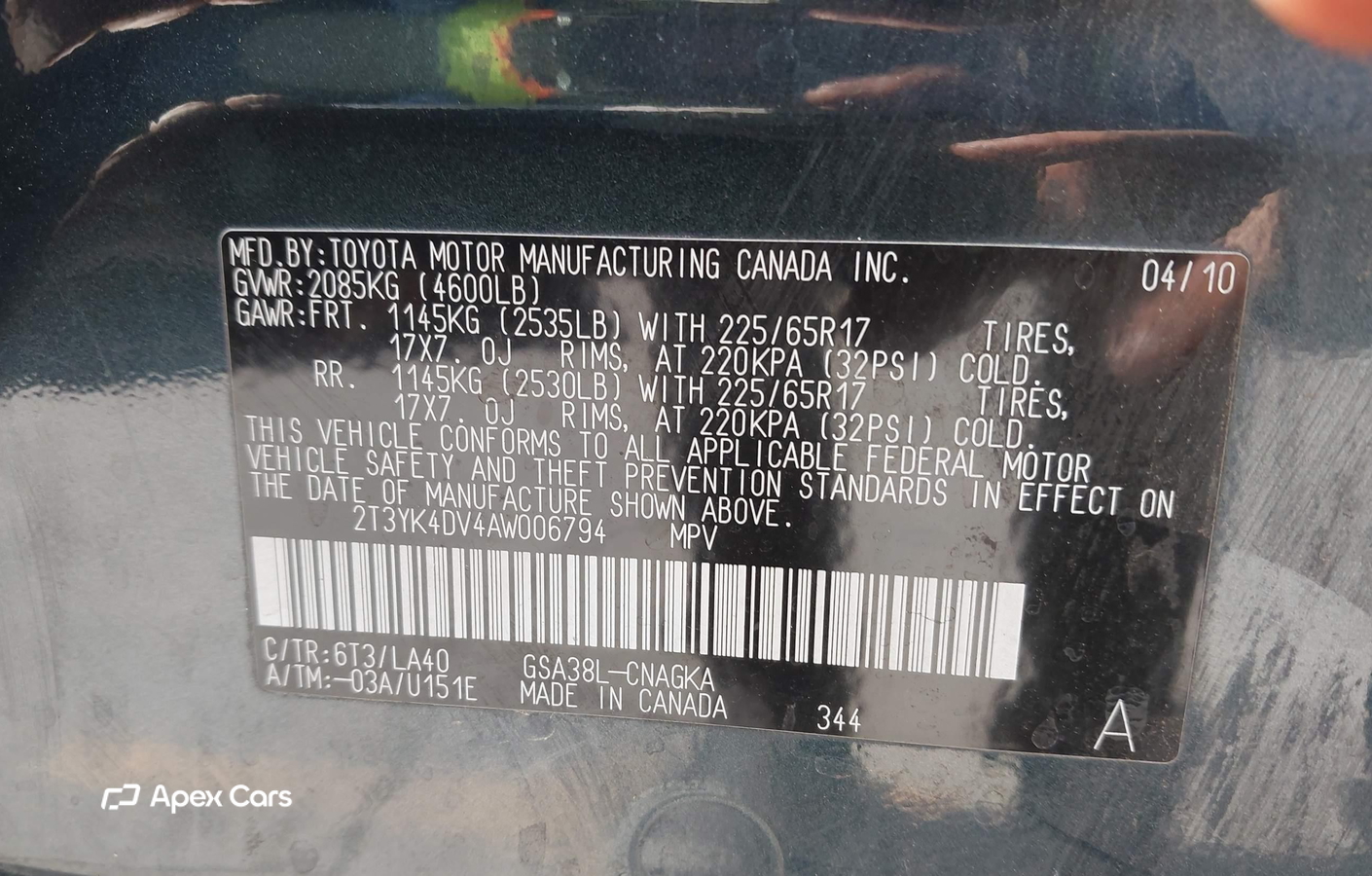Toyota RAV 4 2010