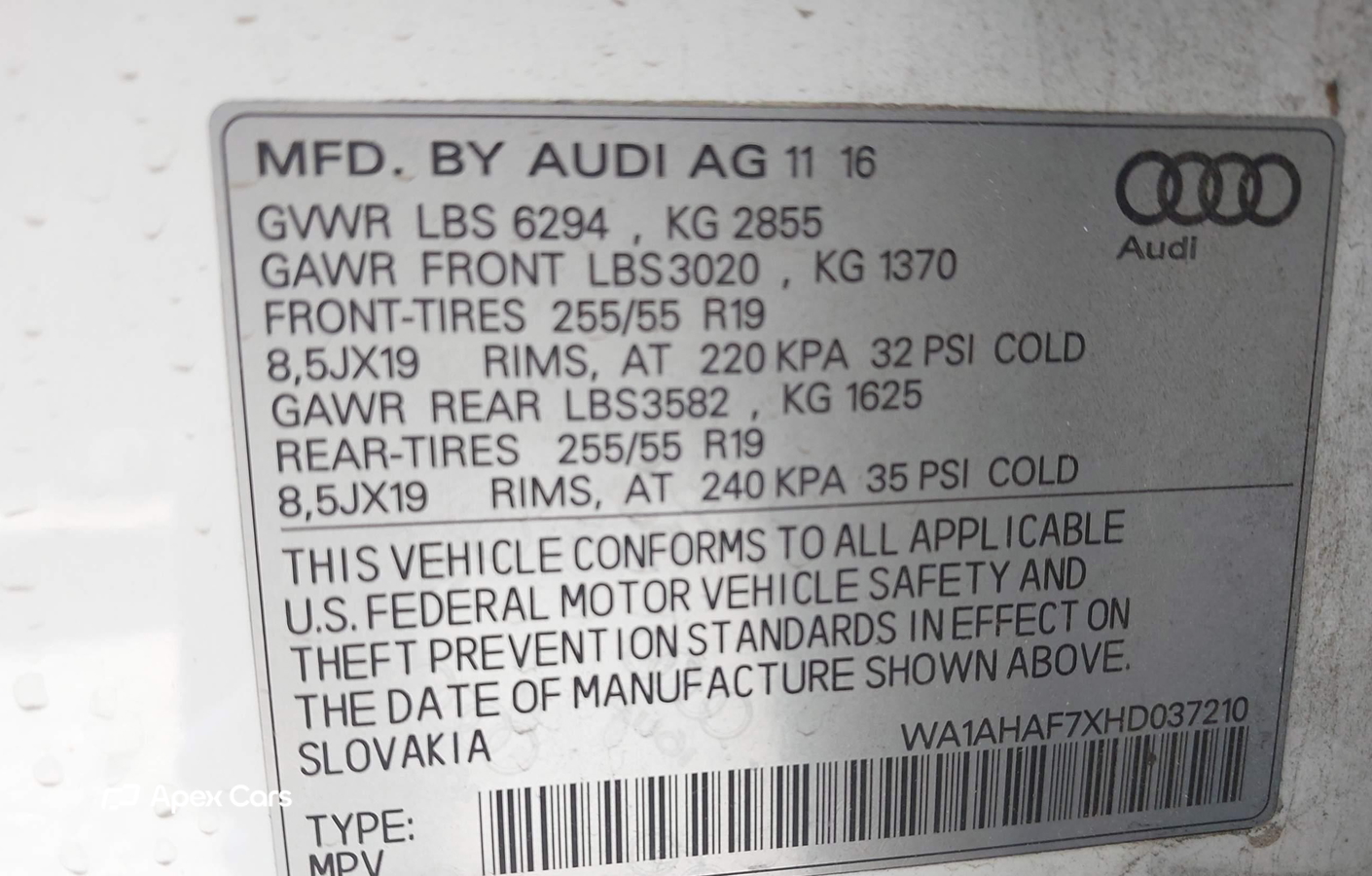 Audi Q7 2017