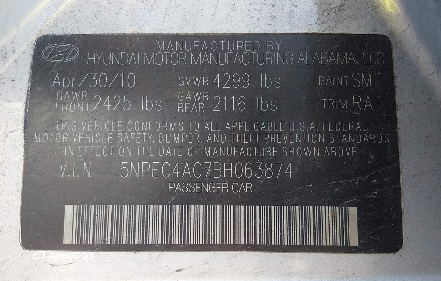 Hyundai Sonata 2011