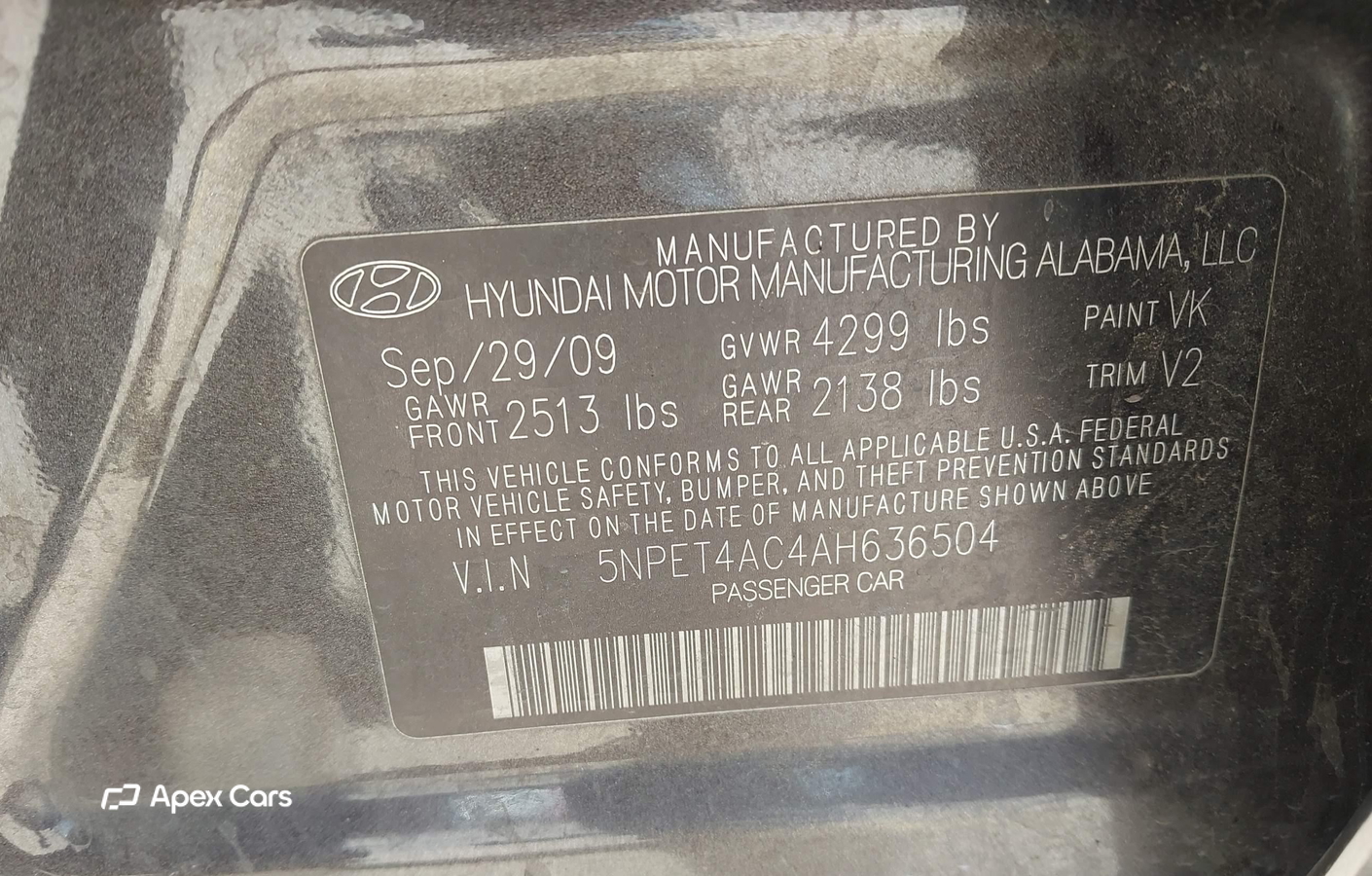 Hyundai Sonata 2010