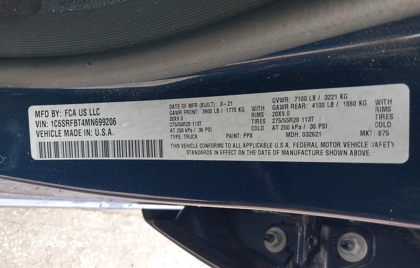 RAM 1500 2021