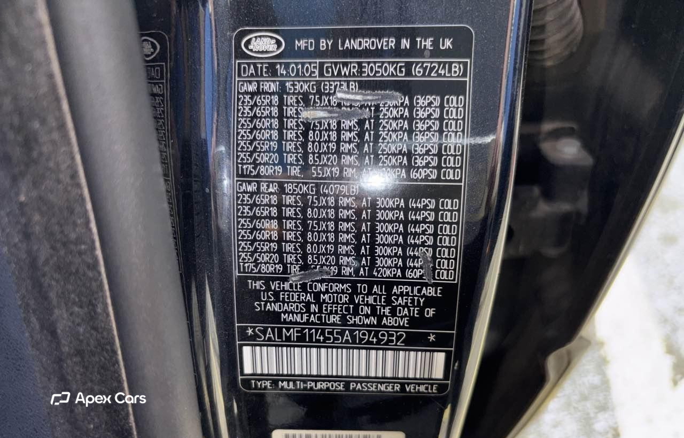 Land Rover Range Rover 2005