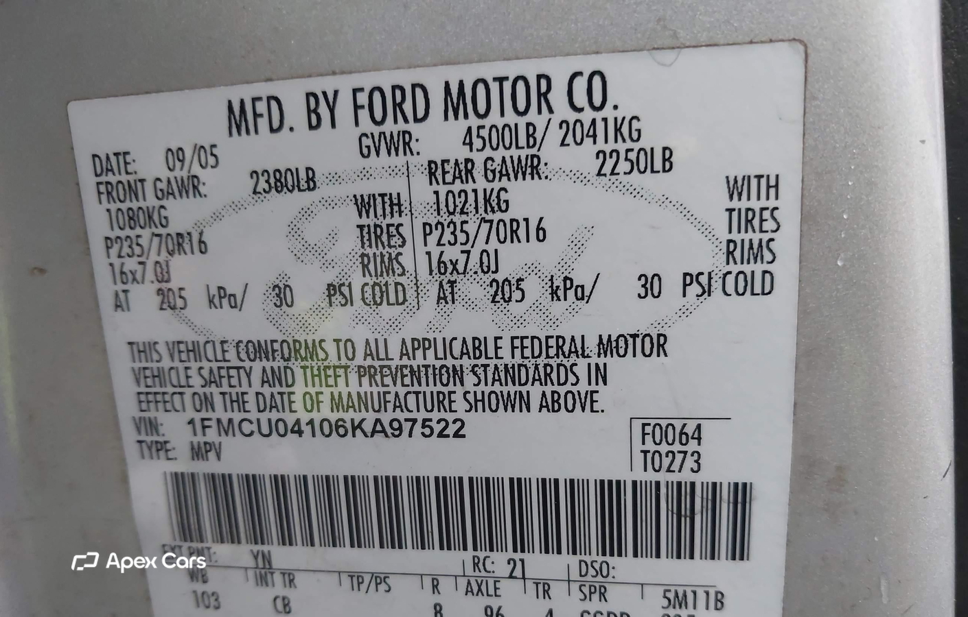 Ford Escape 2006