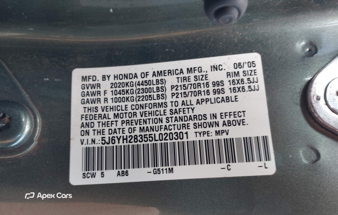 Honda Element 2005
