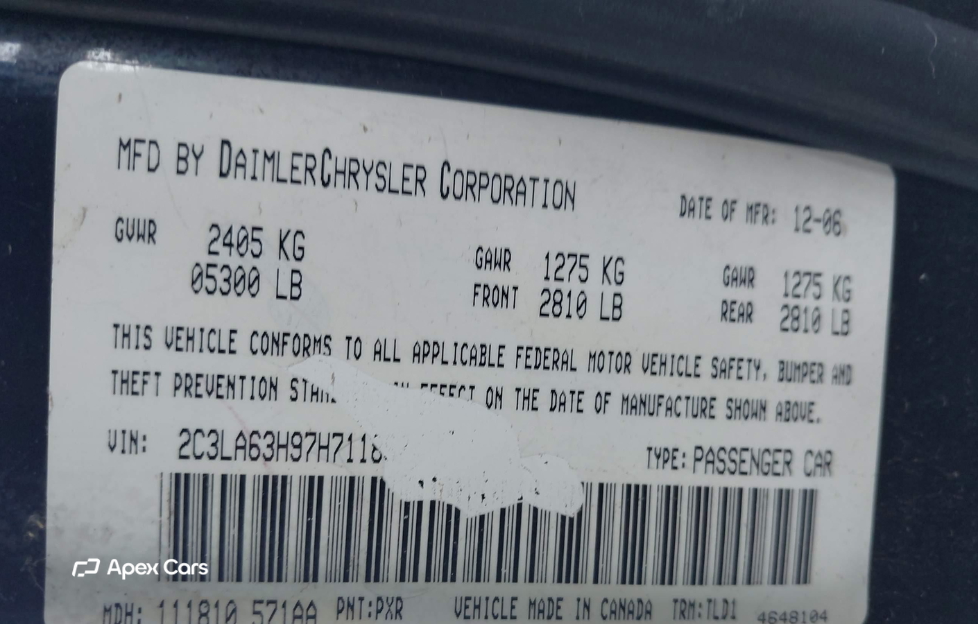Chrysler 300C 2007