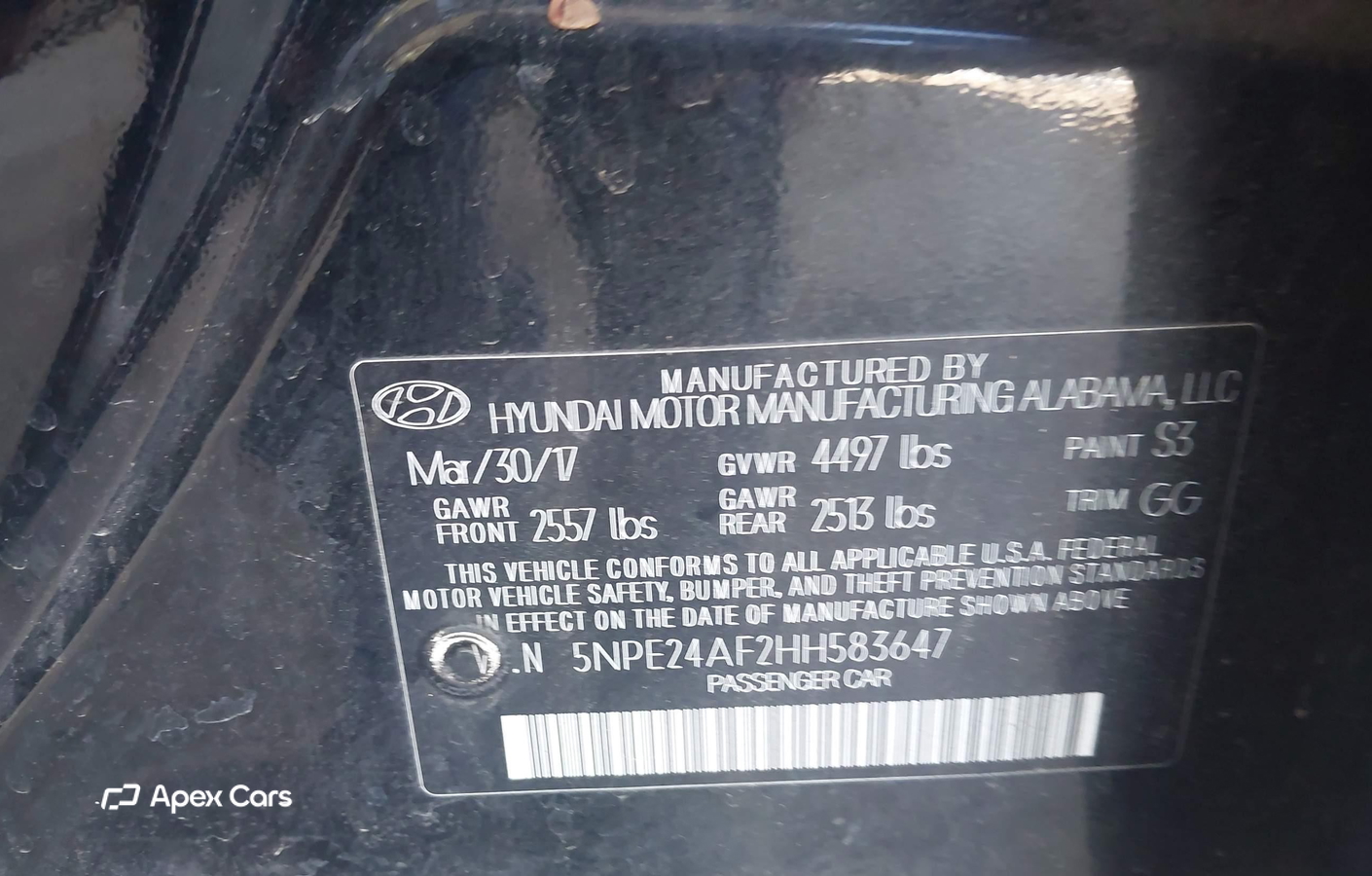 Hyundai Sonata 2017