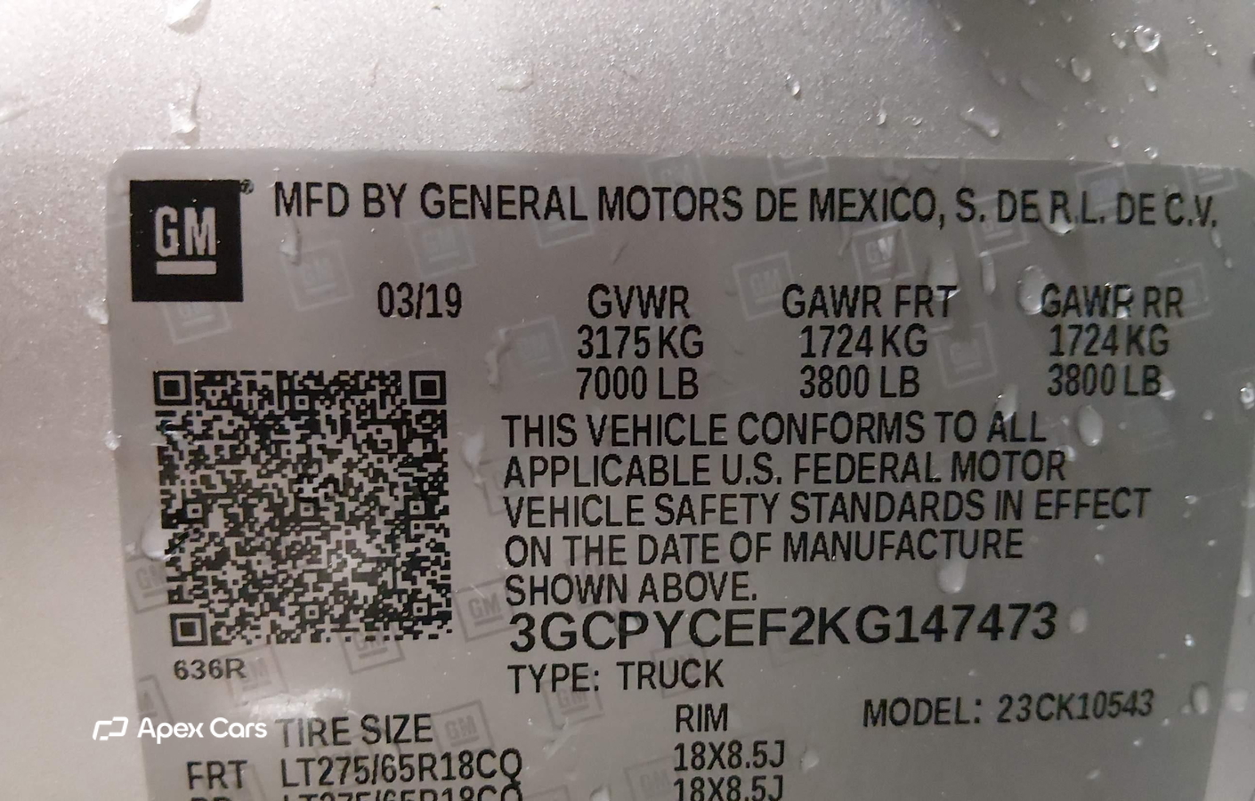 Chevrolet Silverado 2019