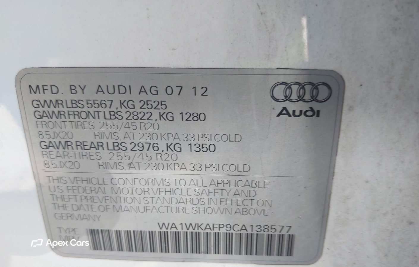 Audi Q5 2012