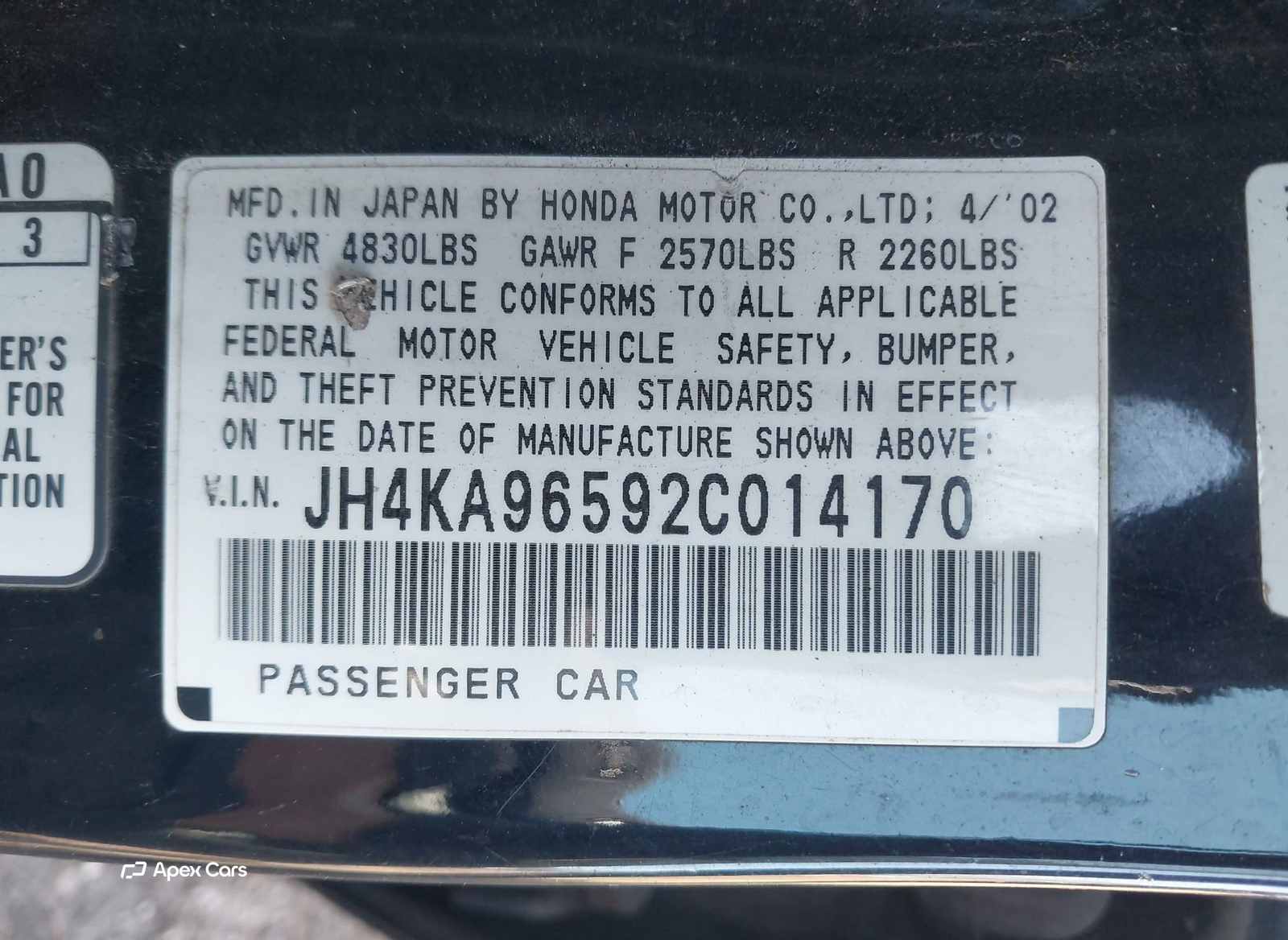 Acura RL 2002