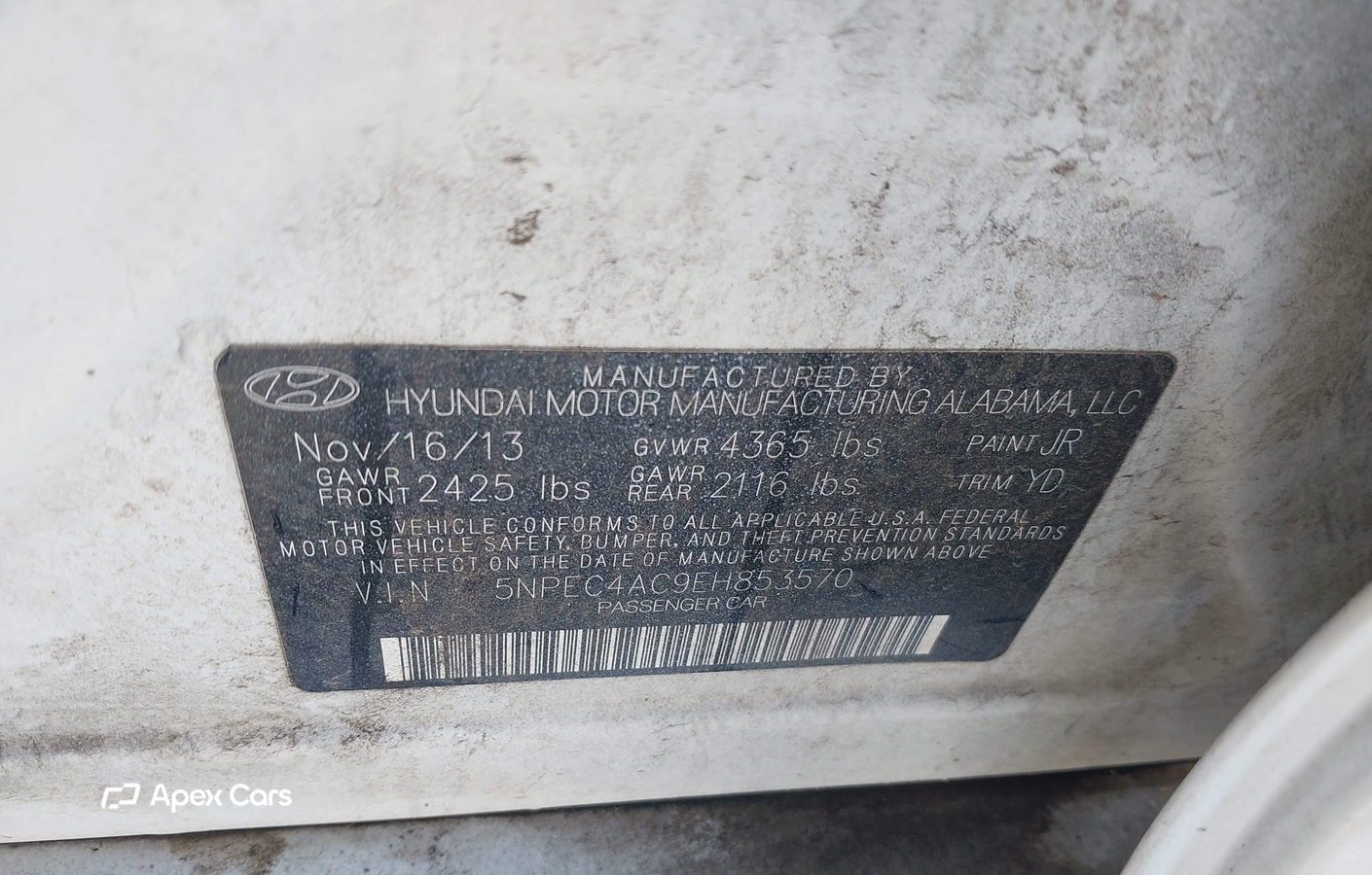 Hyundai Sonata 2014