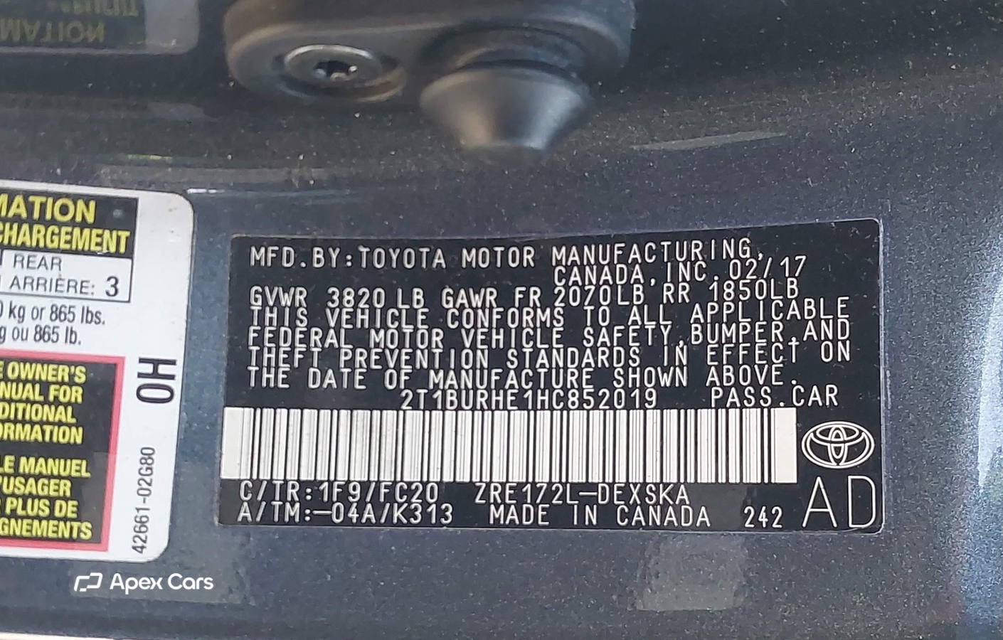 Toyota Corolla 2017