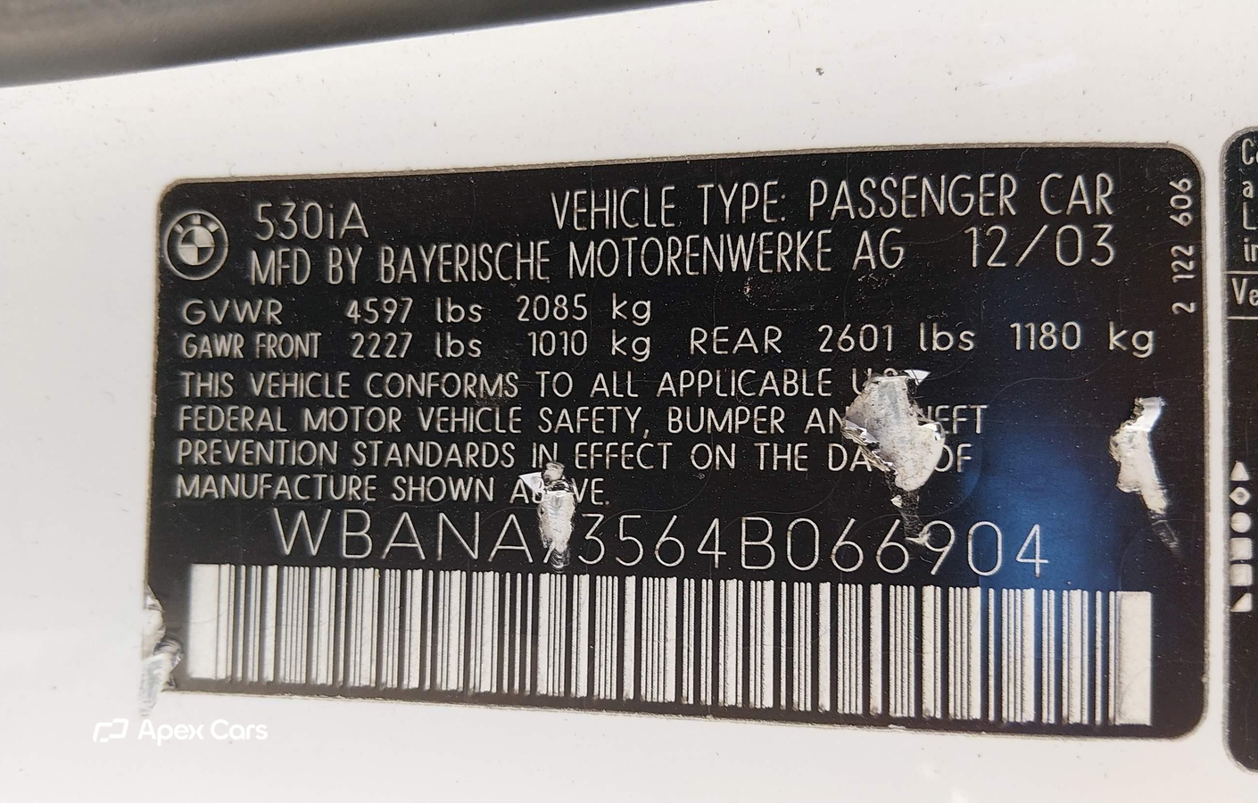 BMW Series 5 2004