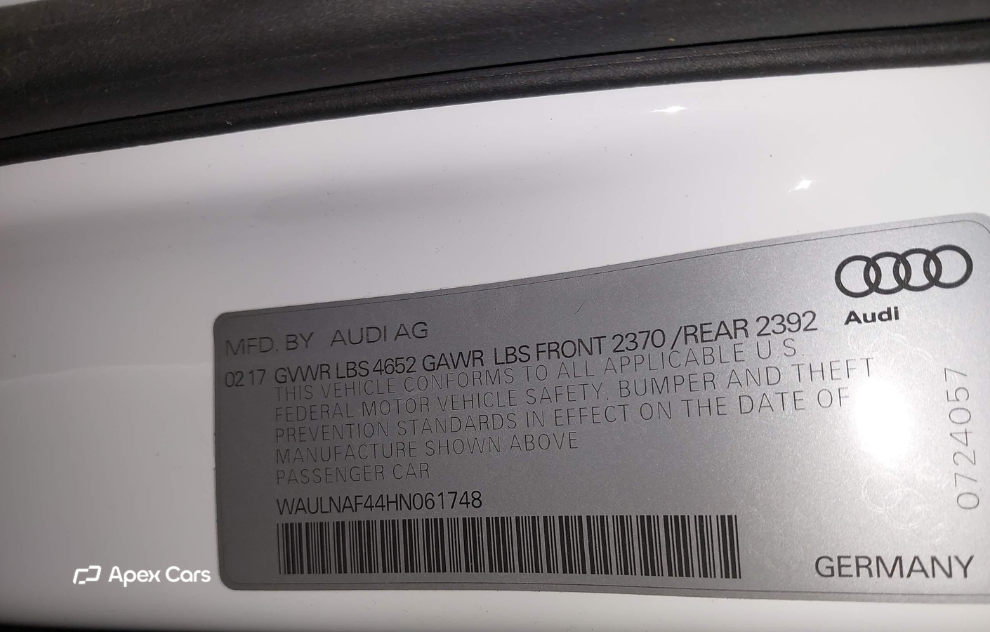 Audi A4 2017